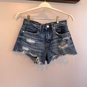 Blank NYC Distressed Jean Shorts